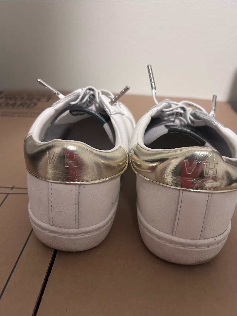 Vintage Havana White Glitter Star Sneakers - Picture 2 of 6